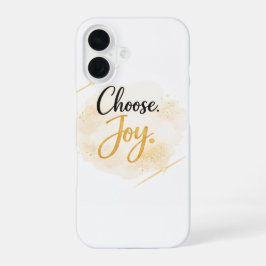 Funda para iPhone 16 Choose Joy
