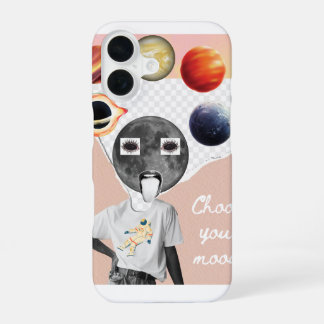 Funda Para iPhone 16 Choose Your Mood Galaxy Astronaut Space Poster