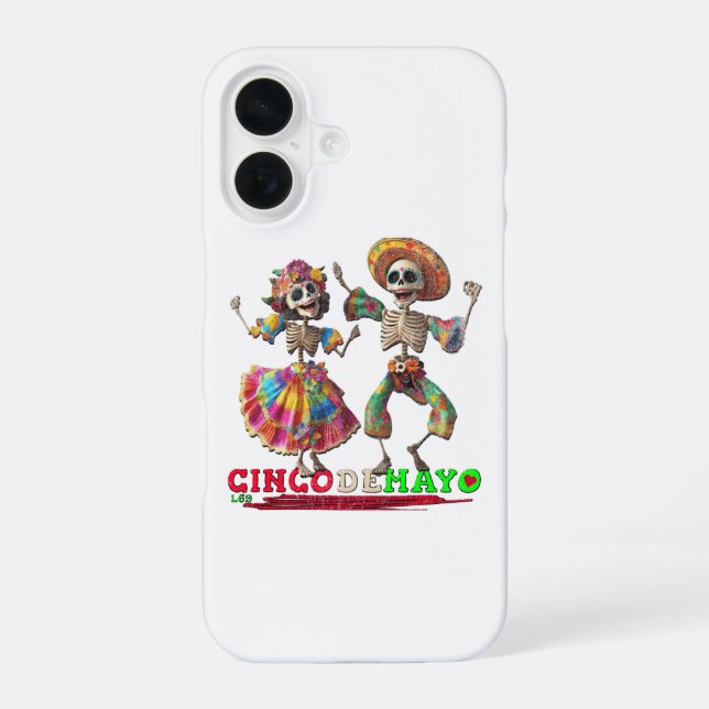 FUNDA PARA iPhone 16 CINCO DE MAYO (Reverso )