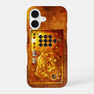 Funda Para iPhone 16 Cinco para las 12 reloj Steampunk Grunge