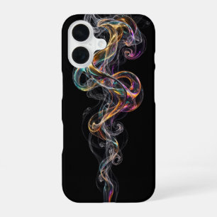 Funda Para iPhone 16 Cinta de Humo Holográfico Ultra Estrecha