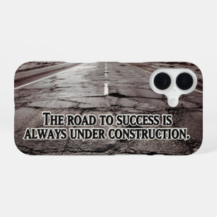 Funda Para iPhone 16 Cita Inspiradora "El camino al éxito"