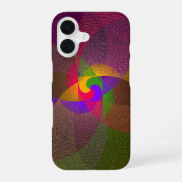 Funda Para iPhone 16 Citrus Color Blend Geometric iPhone 16 Case