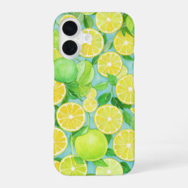 Funda Para iPhone 16 Citrus Mix - Fresh Lemon & Lime Phone Case