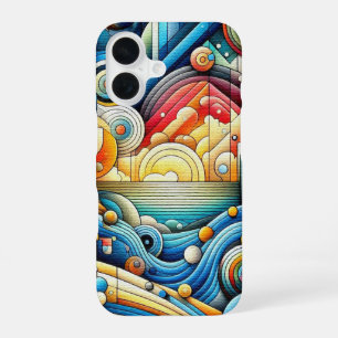 Funda Para iPhone 16 Ciudad del amanecer