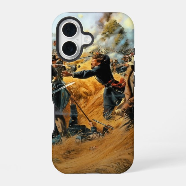 Funda Para iPhone 16 Civil War Gettysburg the Wheatfield (Reverso )