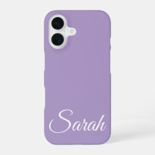 Funda Para iPhone 16 Clásico Moderno Elegante Nombre Personalizado lava