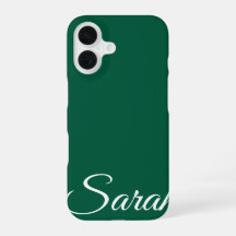 Clásico Moderno Elegante Nombre Personalizado Verd