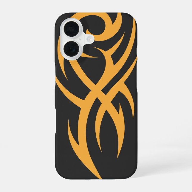 Funda Para iPhone 16 Classic Tattoo Inspired Line Art Design (Reverso )