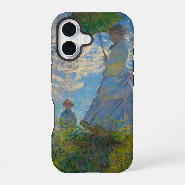 Funda Para iPhone 16 Claude Monet Mujer con un Parasol (Reverso )