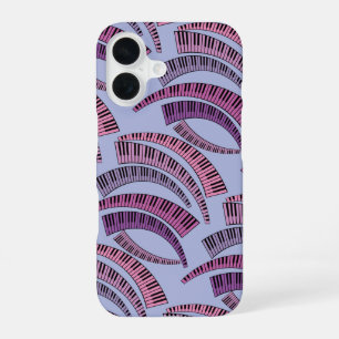 Funda Para iPhone 16 Claves de piano curvas