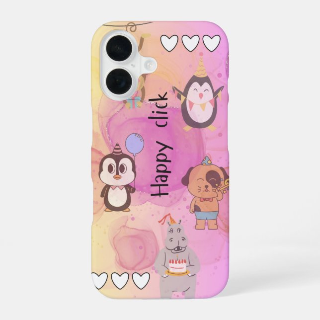 Funda Para iPhone 16 clic en (Reverso )