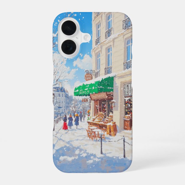 Funda Para iPhone 16 Clima de invierno (Reverso )