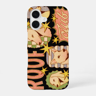 Funda Para iPhone 16 Club de la azotea / Ilustraciones de perros