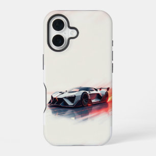 Funda Para iPhone 16 Coche deportivo futurista: diseño elegante generad
