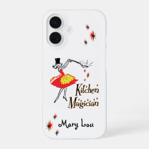 Funda Para iPhone 16 Cocinero Mágico Estrellas Retro Personalizadas
