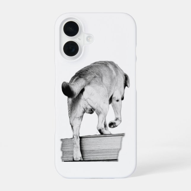 Funda Para iPhone 16 Cola adelante, siempre (Reverso )