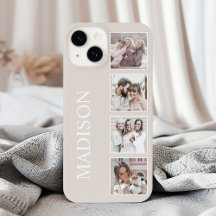 Colaje de Fotos Personalizadas Beige
