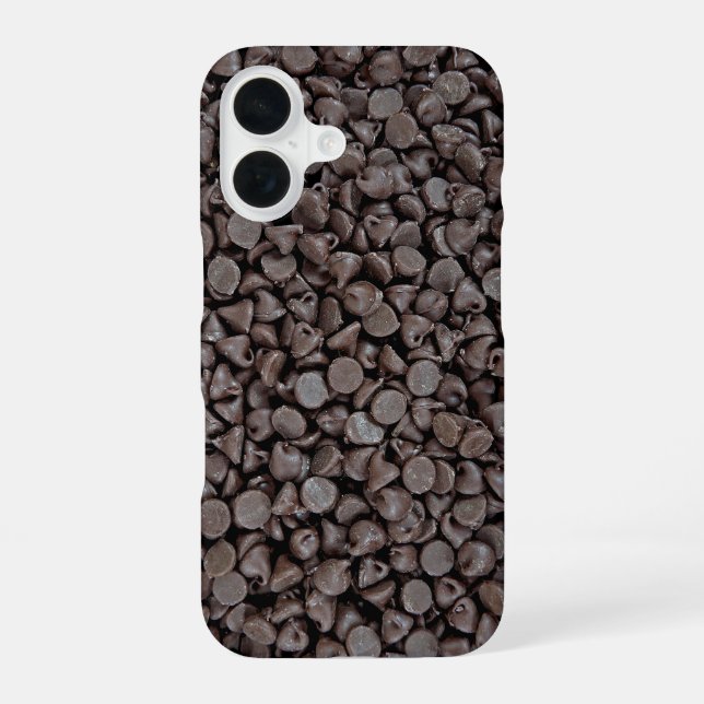 Funda Para iPhone 16 Colección de chips de chocolate (Reverso )
