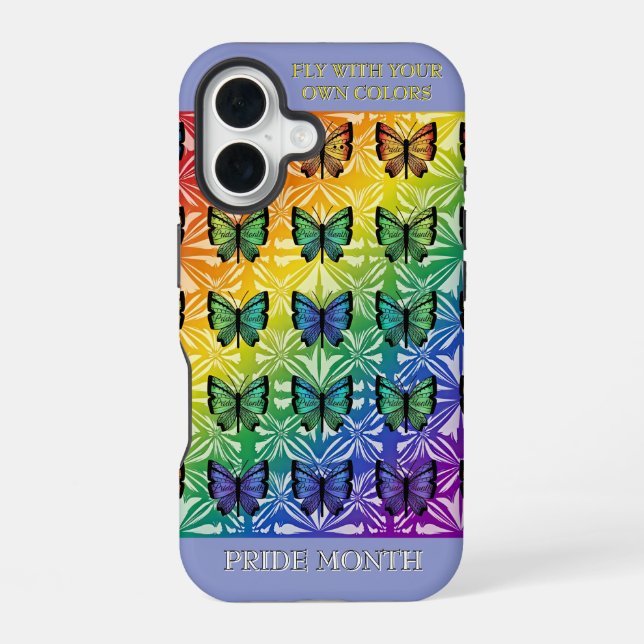 Funda Para iPhone 16 Colección Orgullo en Vuelo (Reverso )