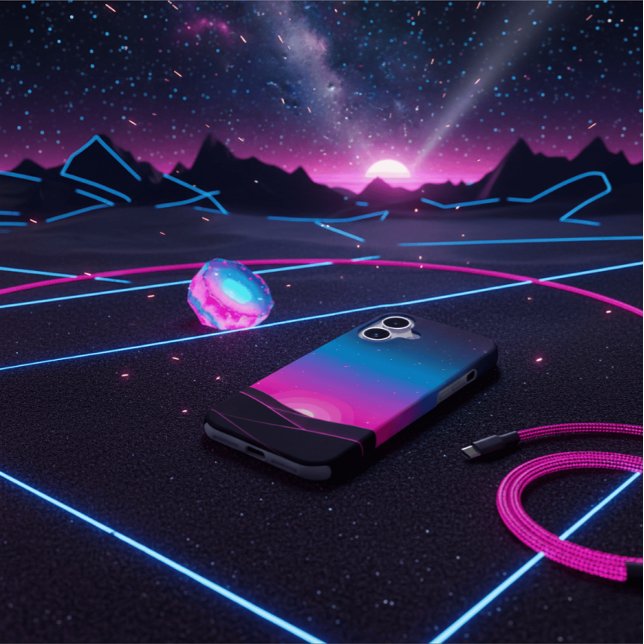 Funda Para iPhone 16 Colinas Estrelladas Retro (Subido por el creador)