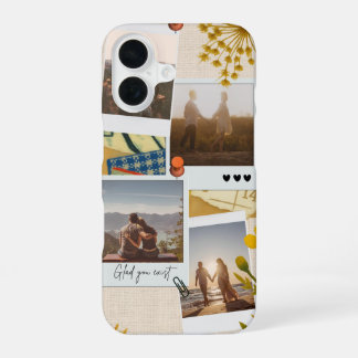 Funda Para iPhone 16 Collage de Fotos de Pareja Personalizado | 'Me ale