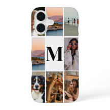 Collage de Fotos Moderno con Monograma 