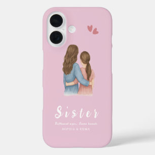 Funda para iPhone 16 Collage de Hermanas – Mismos 