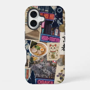 Funda Para iPhone 16 Collage Japancore Cultura Alimentaria Japonesa Art