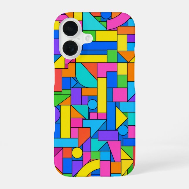 Funda Para iPhone 16 Color Block Disorder (Reverso )