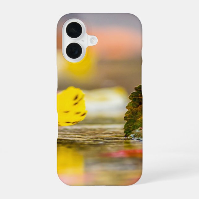 Funda Para iPhone 16 Colores de otoño (Reverso )