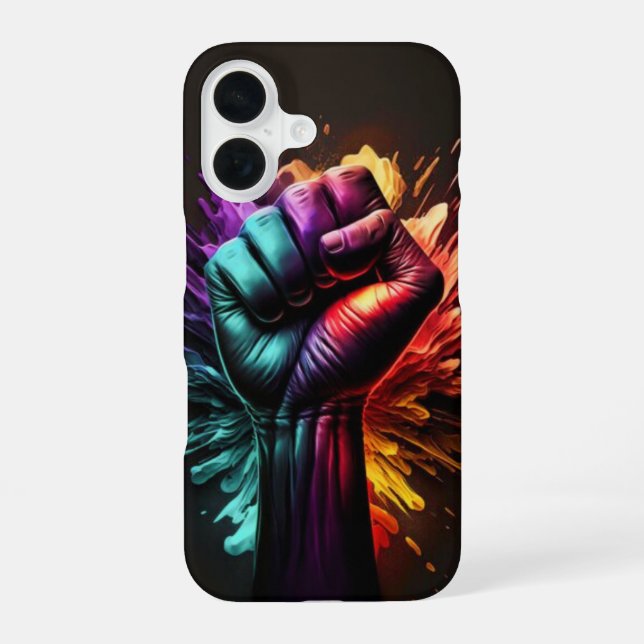 Funda Para iPhone 16 colores potentes (Reverso )