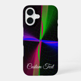 Funda Para iPhone 16 Colorful Four-Way Wave Geometric iPhone 16 Case