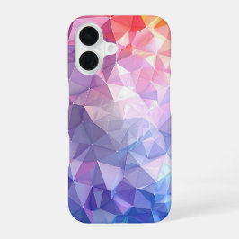Funda Para iPhone 16 Colorful Polygon Gradient Abstract Design
