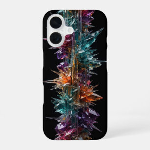 Funda Para iPhone 16 Columna de Fragmento de Cristal Puntiagudo - Dorad