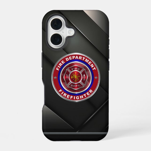 FUNDA PARA iPhone 16 COMBATIENTE DE INCENDIOS (Reverso )
