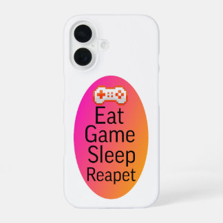 Funda Para iPhone 16 Come juego duerme repite