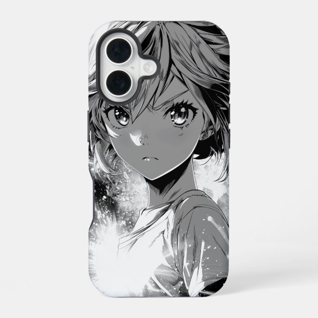 Funda Para iPhone 16 Cómics de Anime (Reverso )