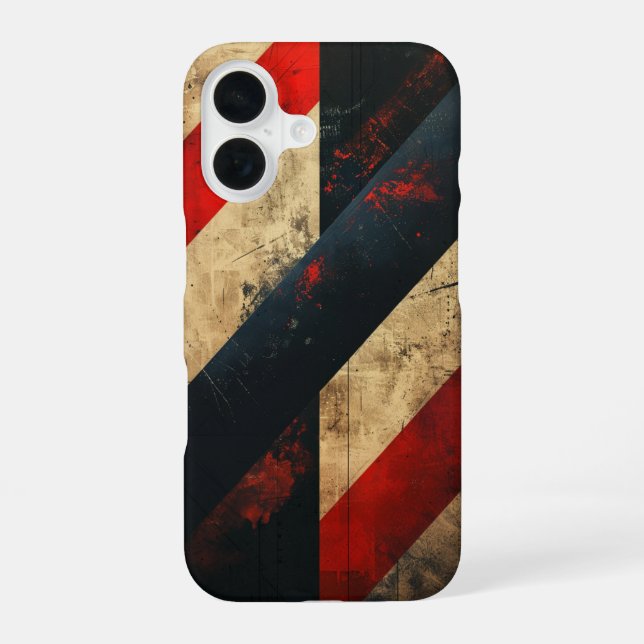 Funda Para iPhone 16 Composición del Caos de Color (Reverso )