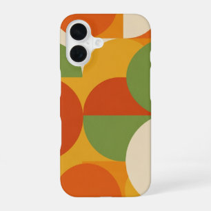 Funda Para iPhone 16 Composición geométrica vintage