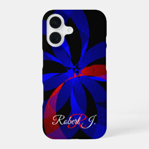 Funda para iPhone 16 con acento geométrico girator