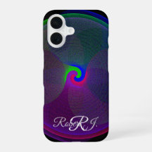 Funda para iPhone 16 con centro fusionado geométri