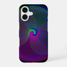Funda para iPhone 16 con centro geométrico fundido