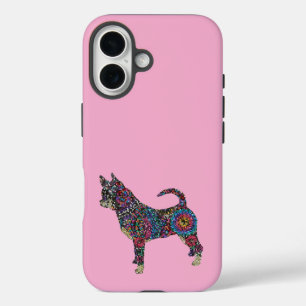Funda para iPhone 16 con chihuahua