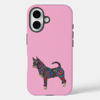 Funda para iPhone 16 con chihuahua