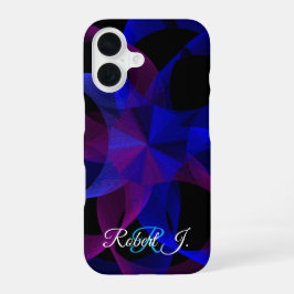 Funda para iPhone 16 con cilindro geométrico de 3D