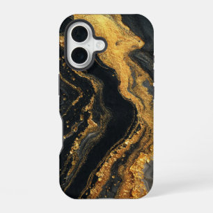 Funda para iPhone 16 con diseño abstracto de estil