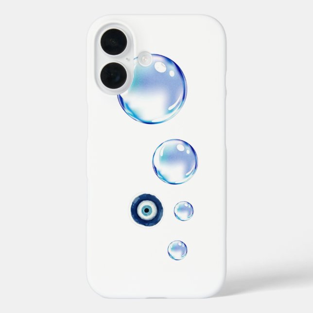 Funda para iPhone 16 con diseño de burbujas adorab (Reverso )
