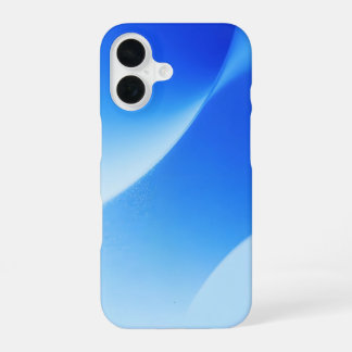 Funda para iPhone 16 con gradiente azul minimalist