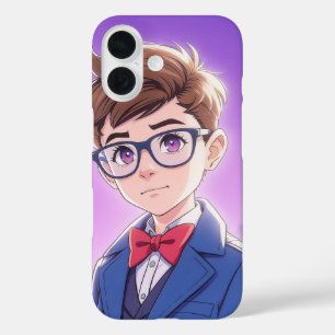 Funda para iPhone 16 con gráfico de retrato de chi